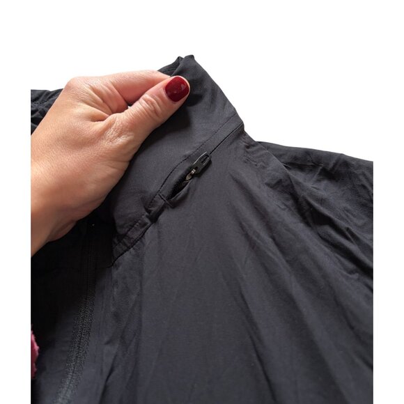 Lululemon Active Jacket Black Sz XL Light Windbreaker Hooded Running Jacket - Picture 8 of 10